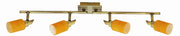 Plafoniera Candellux Tukan 4xG9 metallo patina arancio