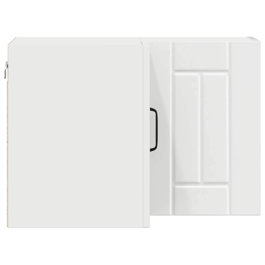 Mobile da cucina moderno ed elegante con pratico spazio contenitivo 57 x 57 x 40 cm legno composito bianco 02_0053974