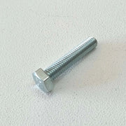 Vite metallica zincata 12x30mm - 10pz chiave 19 testa esagonale tutta filettata