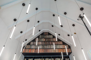 Lampada pendente Pendant in Alluminio Ray Nero