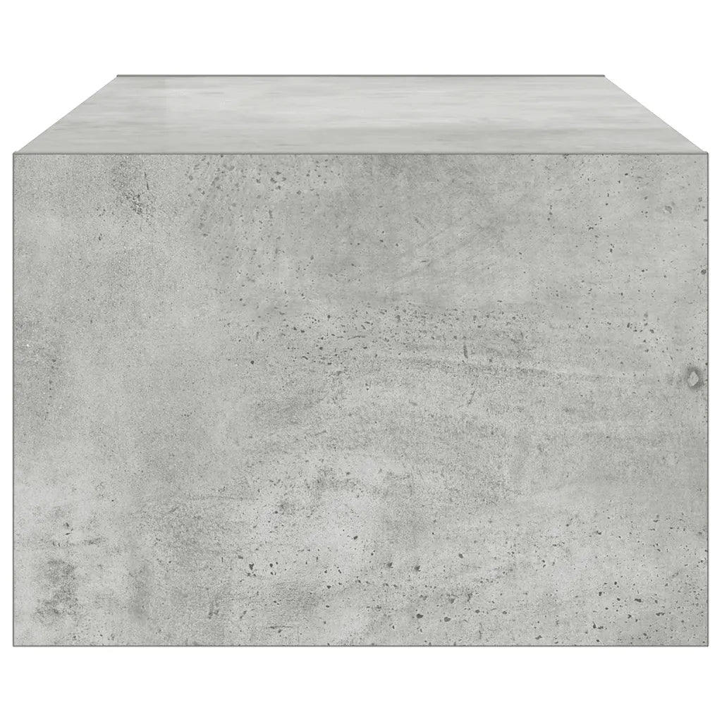 Mobile Porta TV con Luci LED Grigio Cemento 100X35,5x25 cm 860241