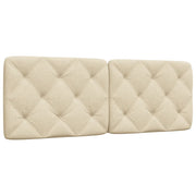 Cuscino Testiera Crema 120 cm in Tessuto