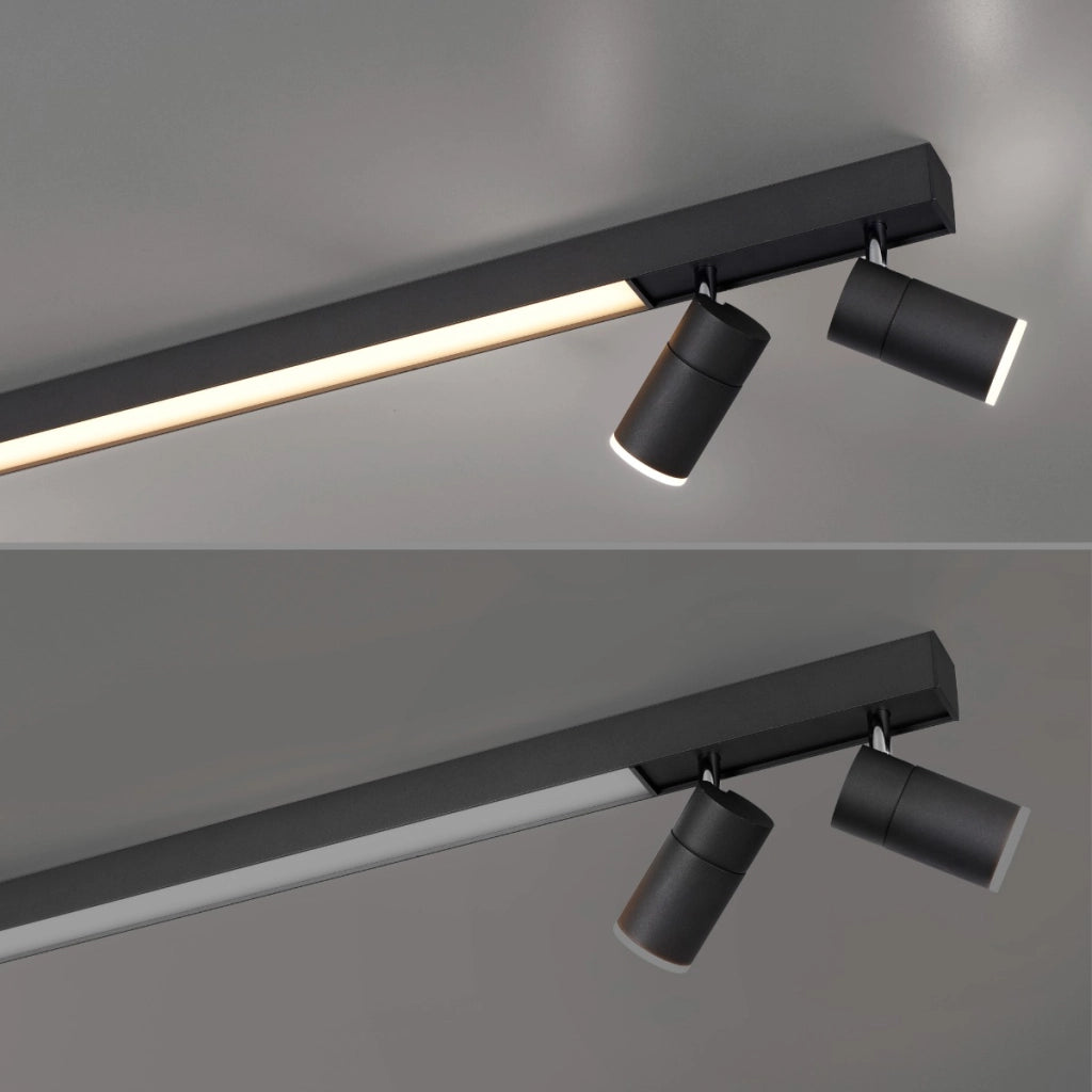 Plafoniera barra 4 spot LED 25W Pure-Lines Paul Neuhaus