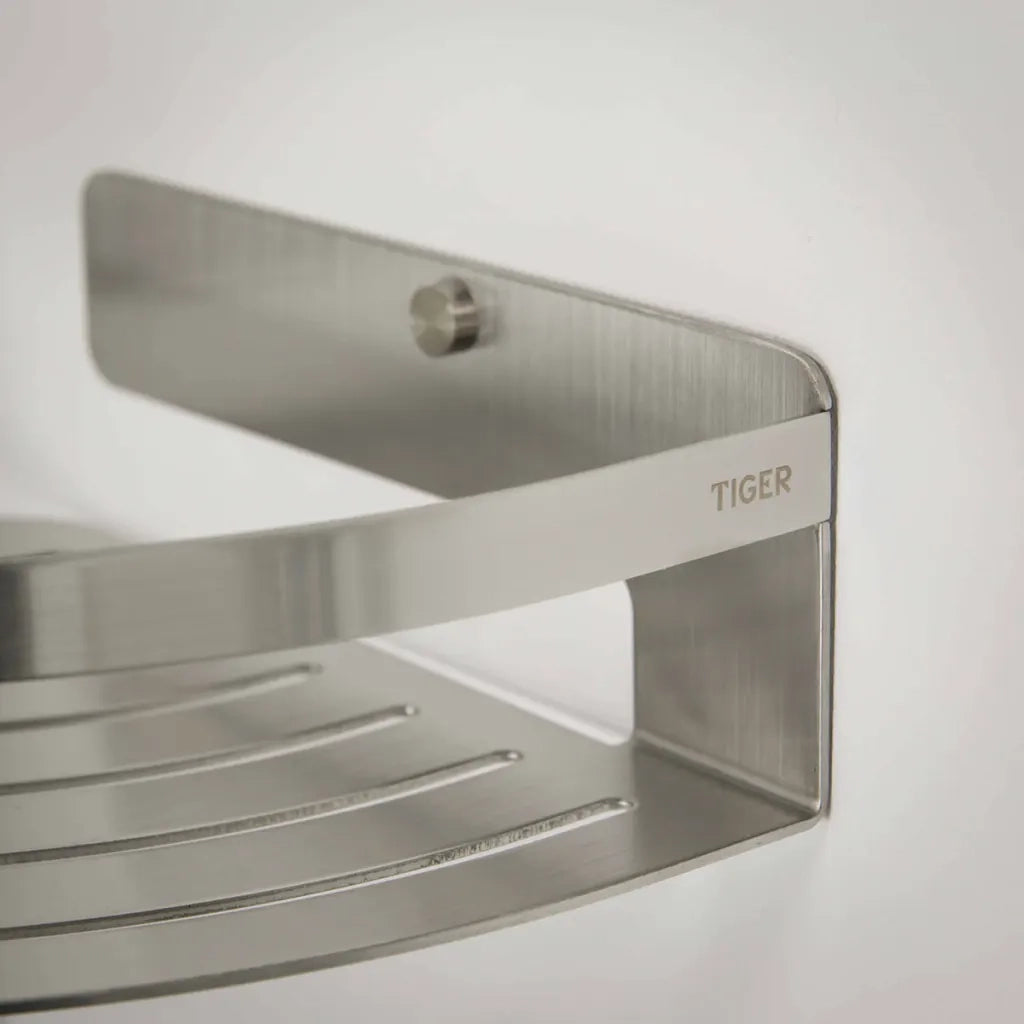 Tiger Mensola da Bagno Angolare Caddy Argento Grande 1400630946 418305