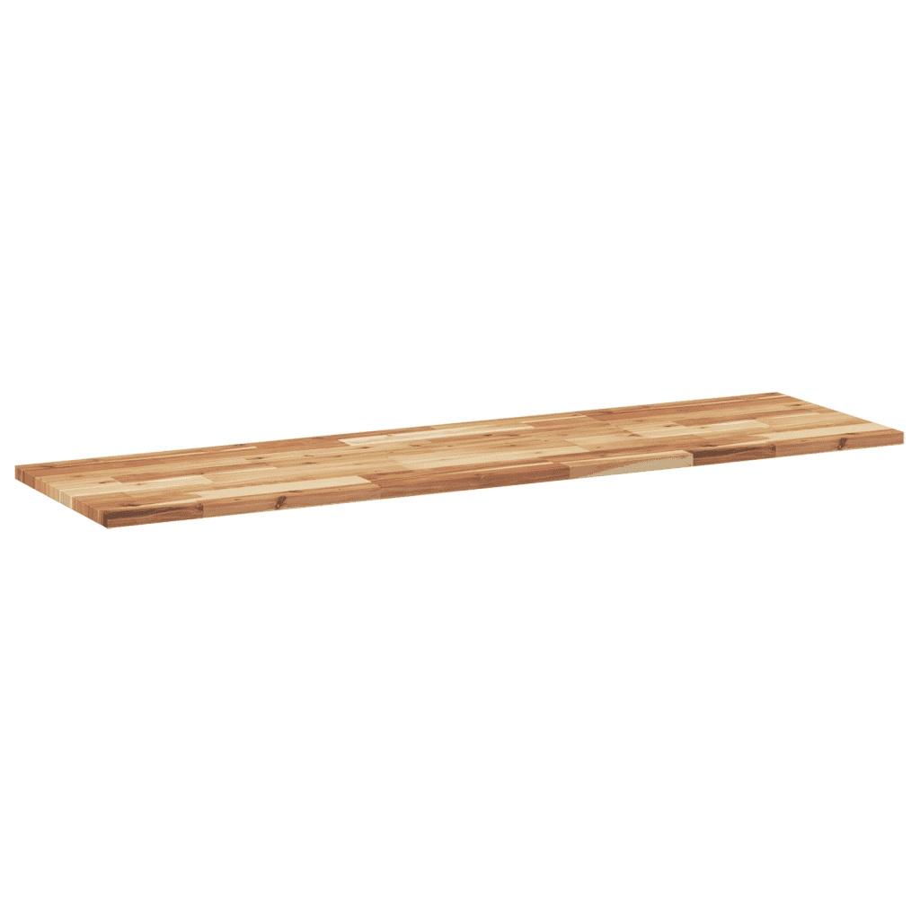 Mensole da Parete 2 pz 160x40x2 cm Legno Acacia Rifinito a Olio 3279572