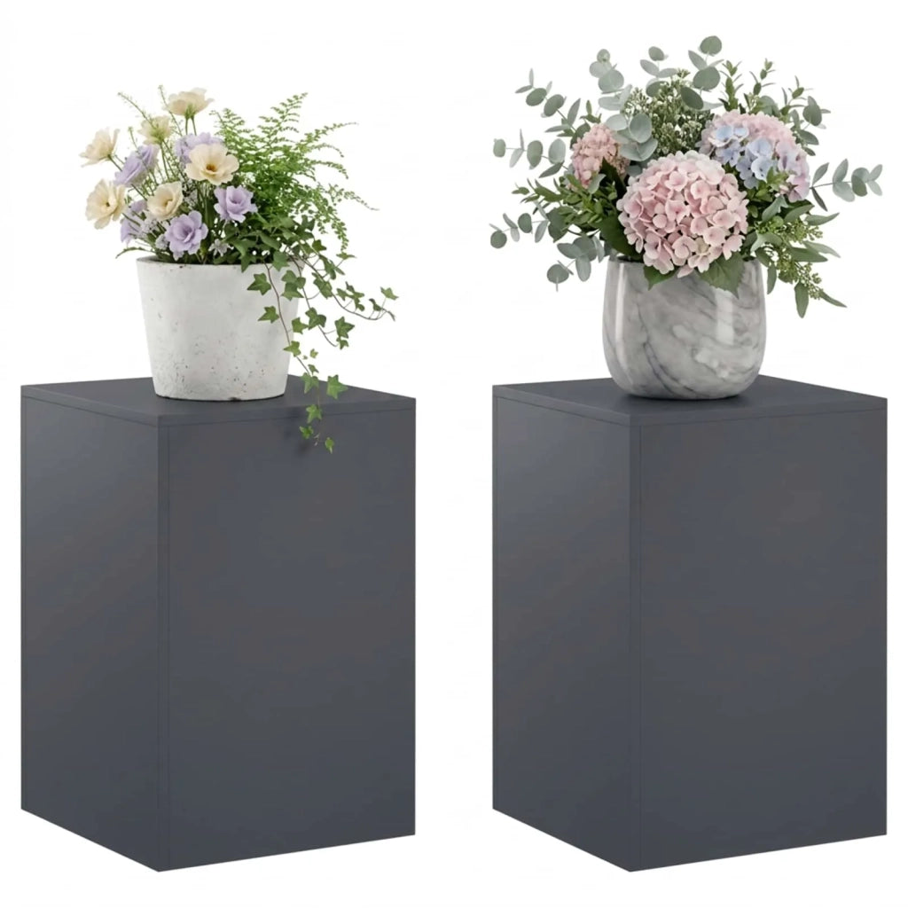 Supporto per piante 2 pcs Antracite 40 x 40 x 60 cm 8012535