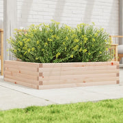 Fioriera da Giardino 90x90x23 cm in Legno Massello di Pino 847203