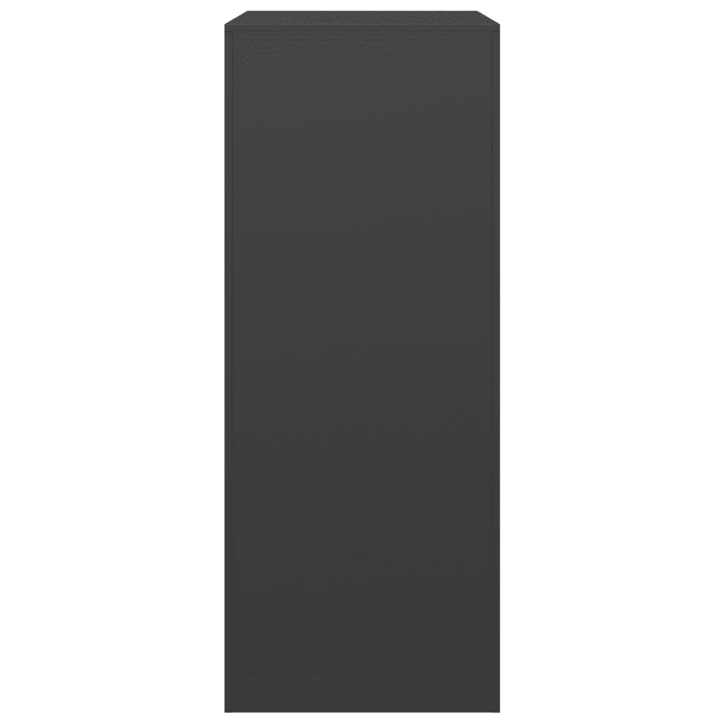 Rastrelliera per Legna da Ardere Nera 60x40x100 cm in Acciaio 850989