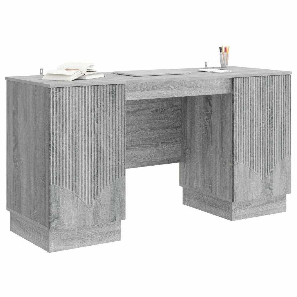 Scrivania Grigio Sonoma 142,5 x 50 x 75 cm Legno ingegnerizzato 3414627
