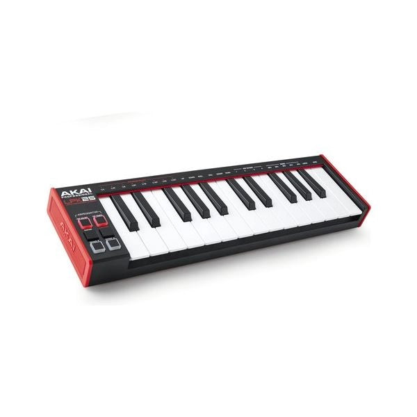 Tastiera controller disc jockey akai lpk25 mkii black e red - 0694318025574