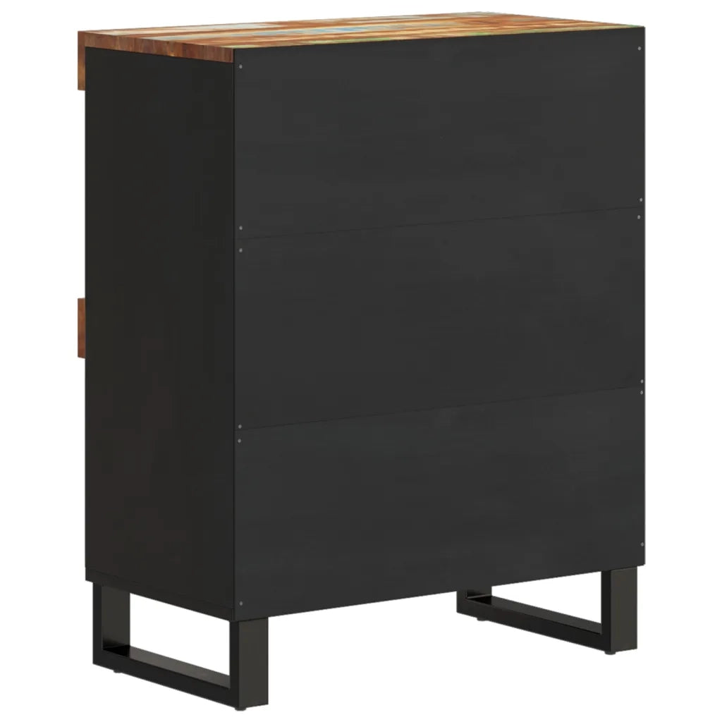 Credenza-Buffet-Armadio da cucina 60x33x75 cm in Legno Massello di Recupero