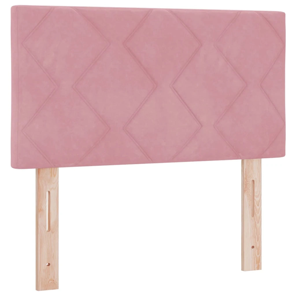 Testiera LED con testiera Rosa 80 cm Pelle Sintetica 3338186