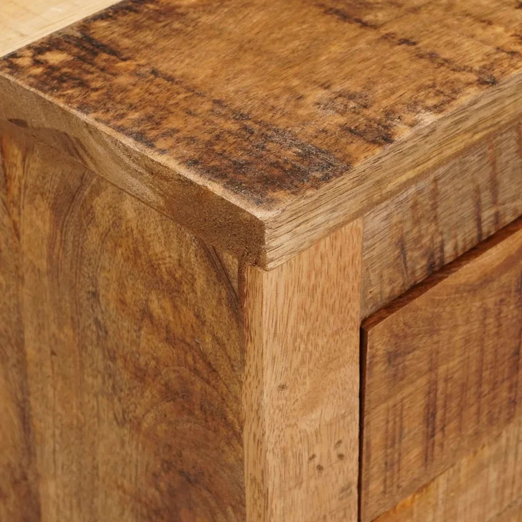 Mobile laterale Marrone 70 x 38 x 63 cm legno massello di mango 4104601