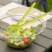 Insalatiera 4-delicata, centrifuga per insalate, set di accessori e shaker per salse, plastica, trasparente/bianco/grande