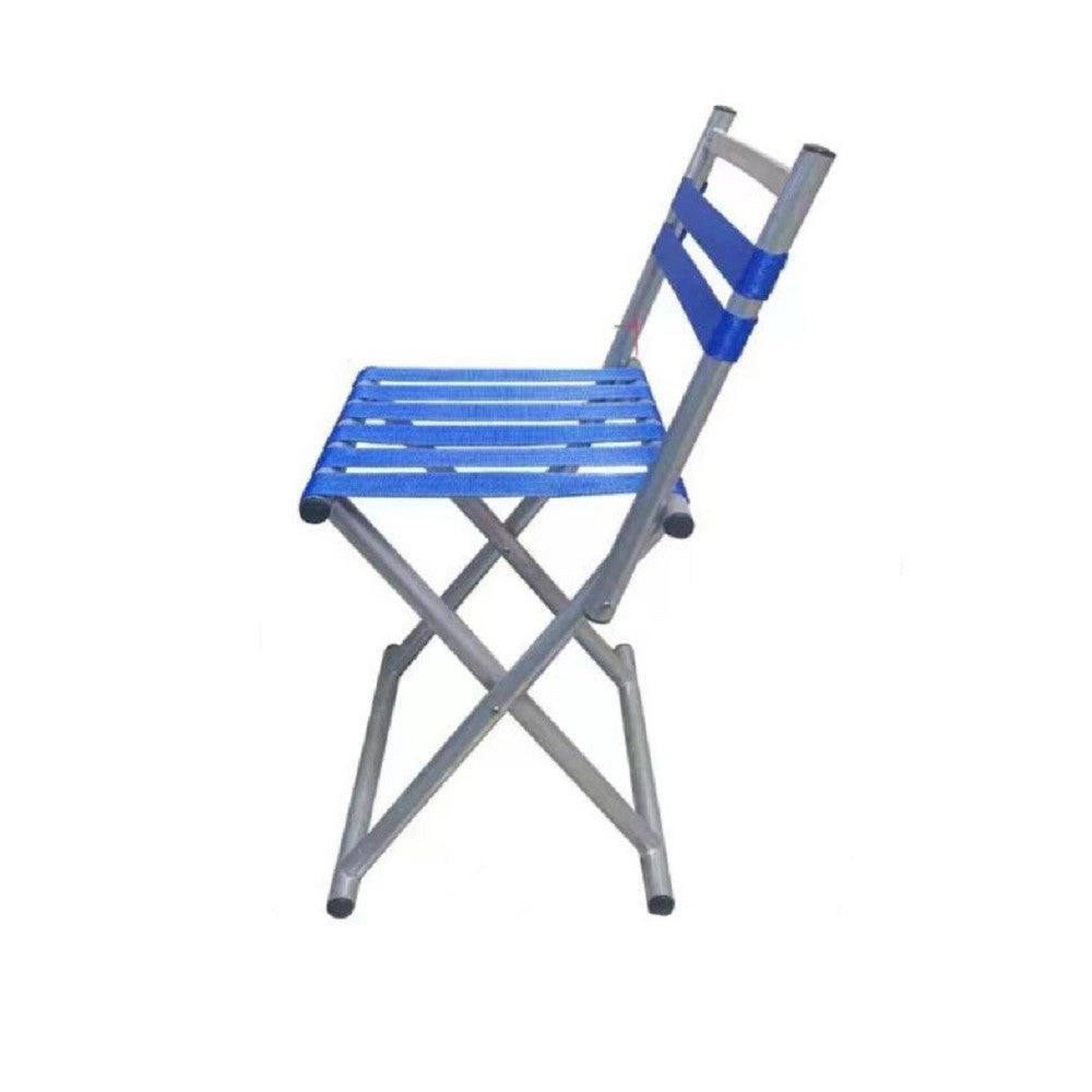 Trade Shop - Sedia Da Campeggio Sgabello Pieghevole Portatile Pesca Spiaggia 32x33x56cm 615160 -