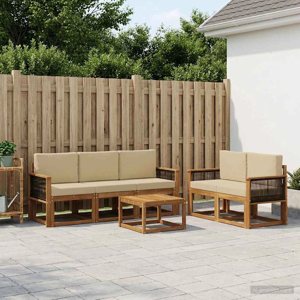 Set di divani da esterno 6 pz 3384994