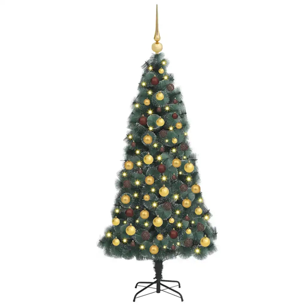 Albero di Natale artificiale pre-illuminato con set di palline 3396175