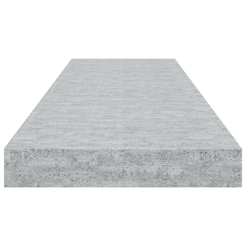 Scaffali a Parete 4 pz Grigio Cemento 80x23,5x3,8 cm in MDF 326602