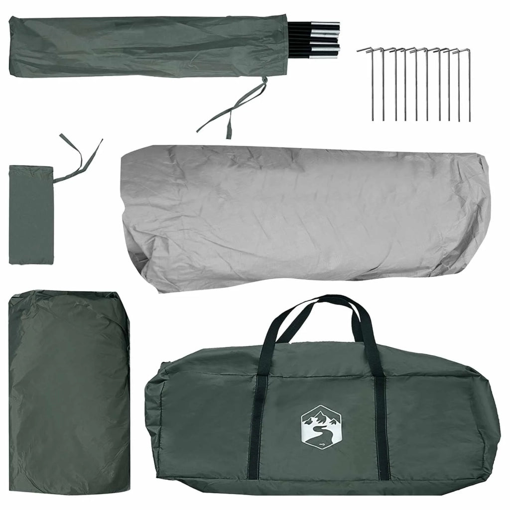 Tenda Istantanea con tetto Verde militare 365 x 380 x 200 cm 42028702