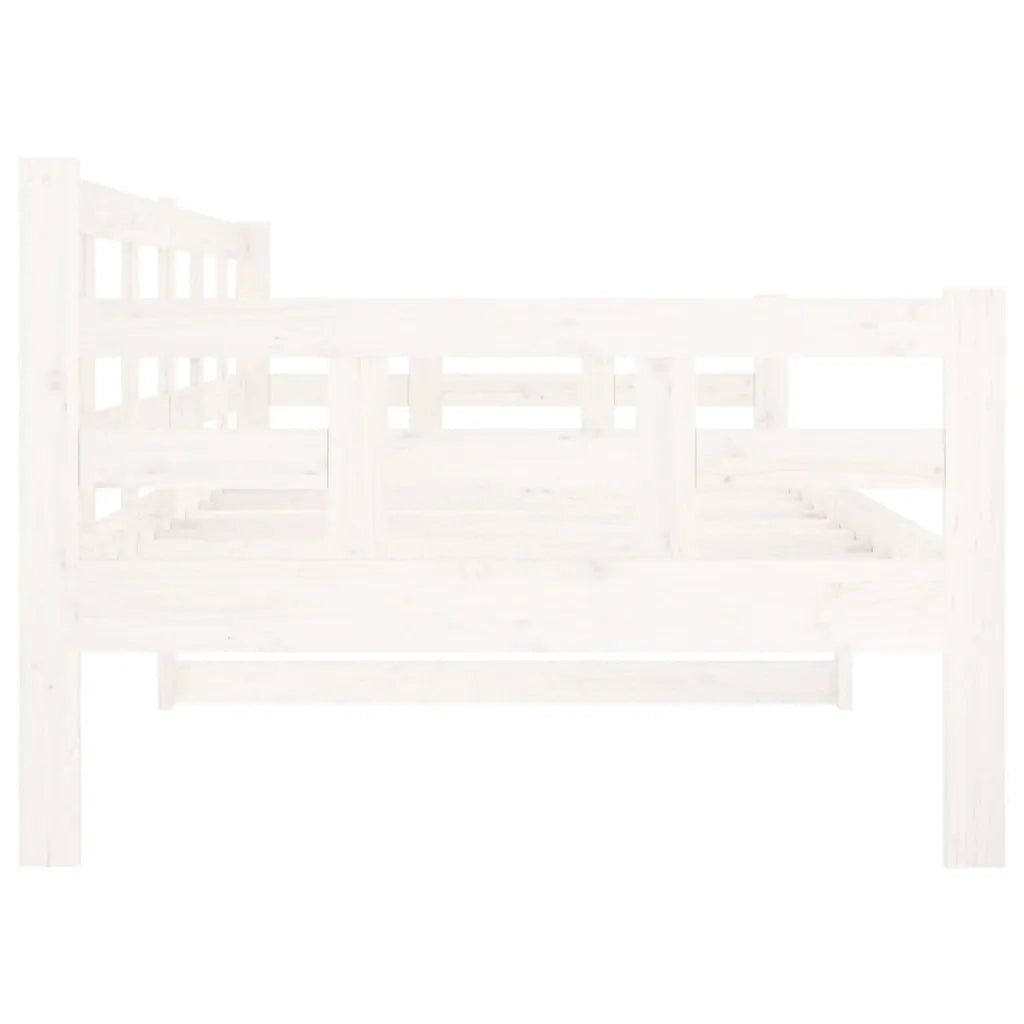 Dormeuse Bianca in Legno Massello di Pino 90x200 cm 820358
