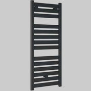 TERMOARREDO CAPRI DRITTO NERO OPACO RAL 9005  H.1150x500 Int:450     LAZZARINI