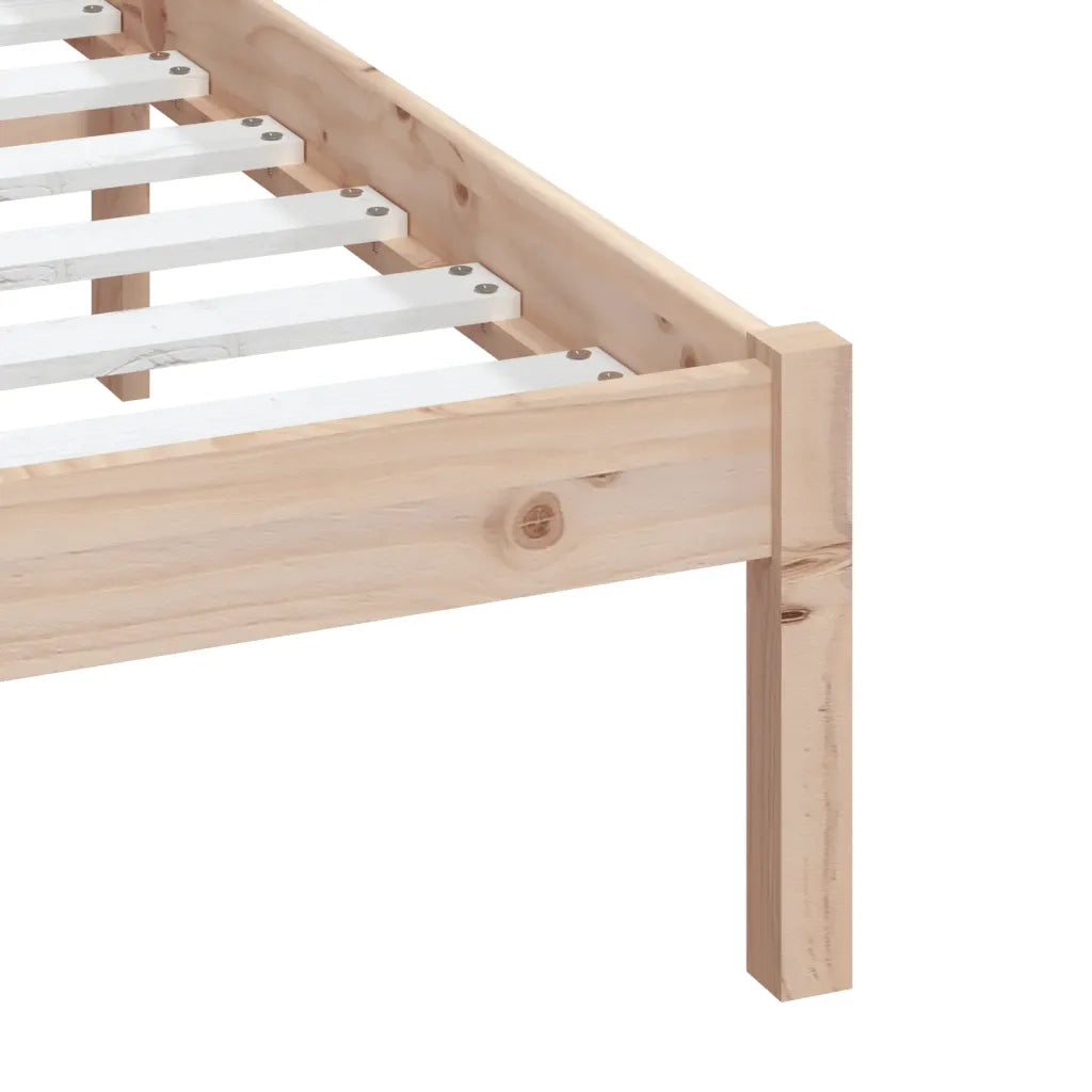Giroletto-Struttura Letto in Legno Massello di Pino 140x190 cm 263402