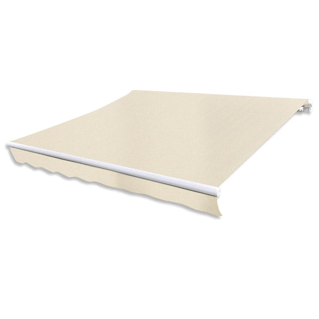 Tenda da Sole Pieghevole Motorizzata 400 cm Crema 275556
