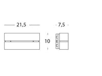 Applique da Esterno a LED 12W Chiusa Sovil Gaia Bianco