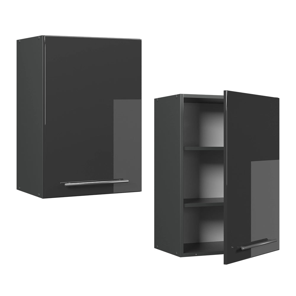 Vicco Pensile da cucina Antracite lucido 50 cm