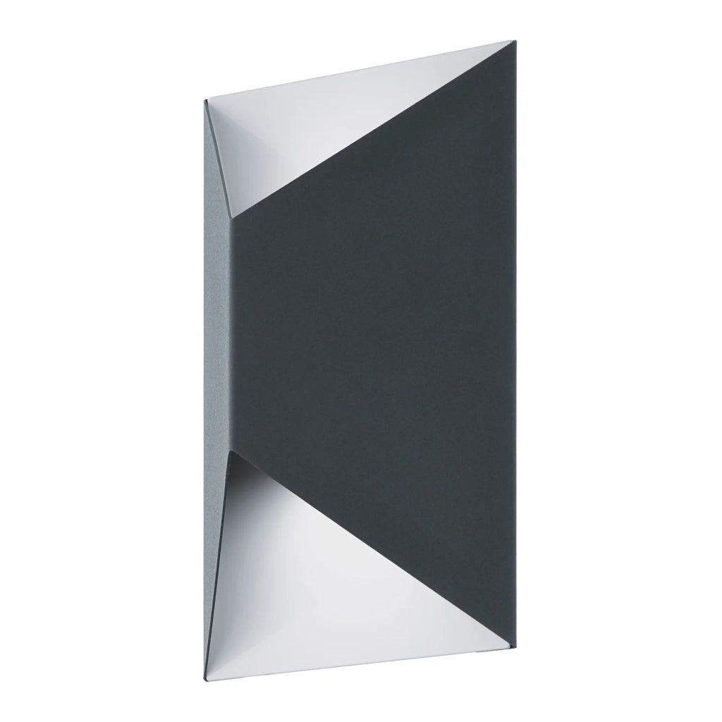 Applique Esterno Moderna Predazzo Metallo Bianco Led