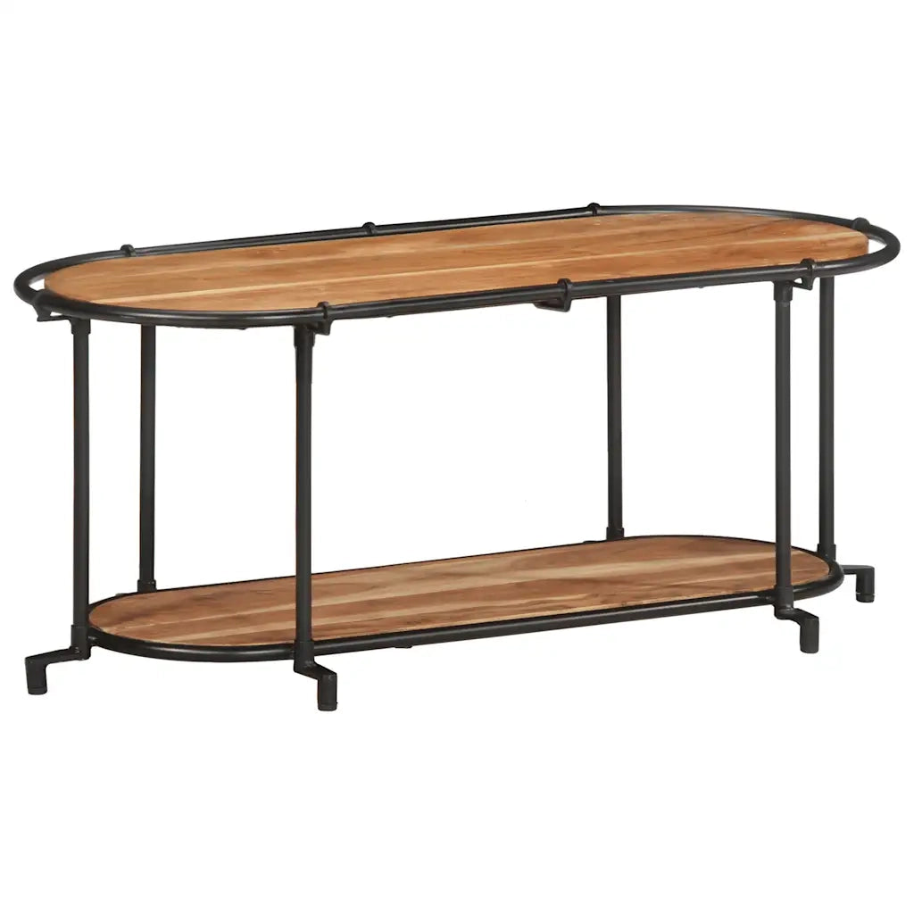 Mobile Porta TV 100x42x40 cm in Legno Massello di Acacia