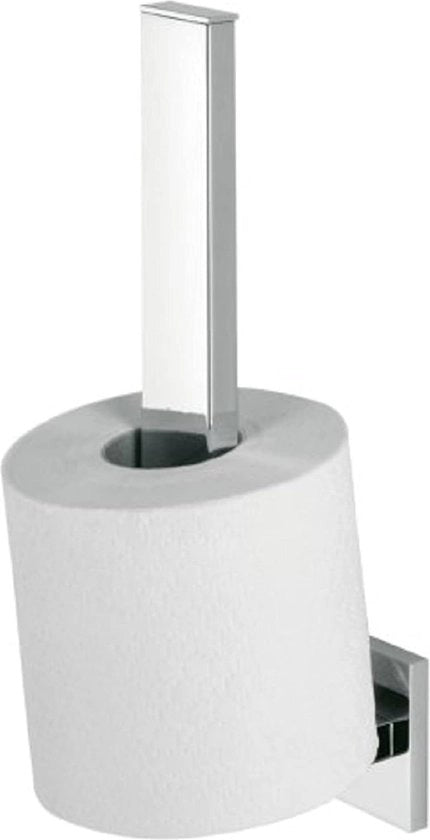 Reserva per carta igienica per bagni moderni con finitura in acciaio inox