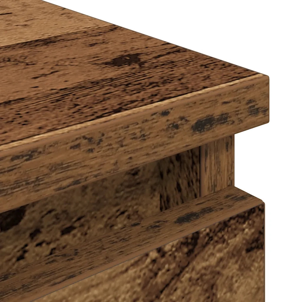 Mobile Porta TV Legno Antico 100x35x54 cm in Legno Multistrato