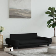 Lettino per Cani Nero 100x54x33 cm in Vellutocod mxl 95246