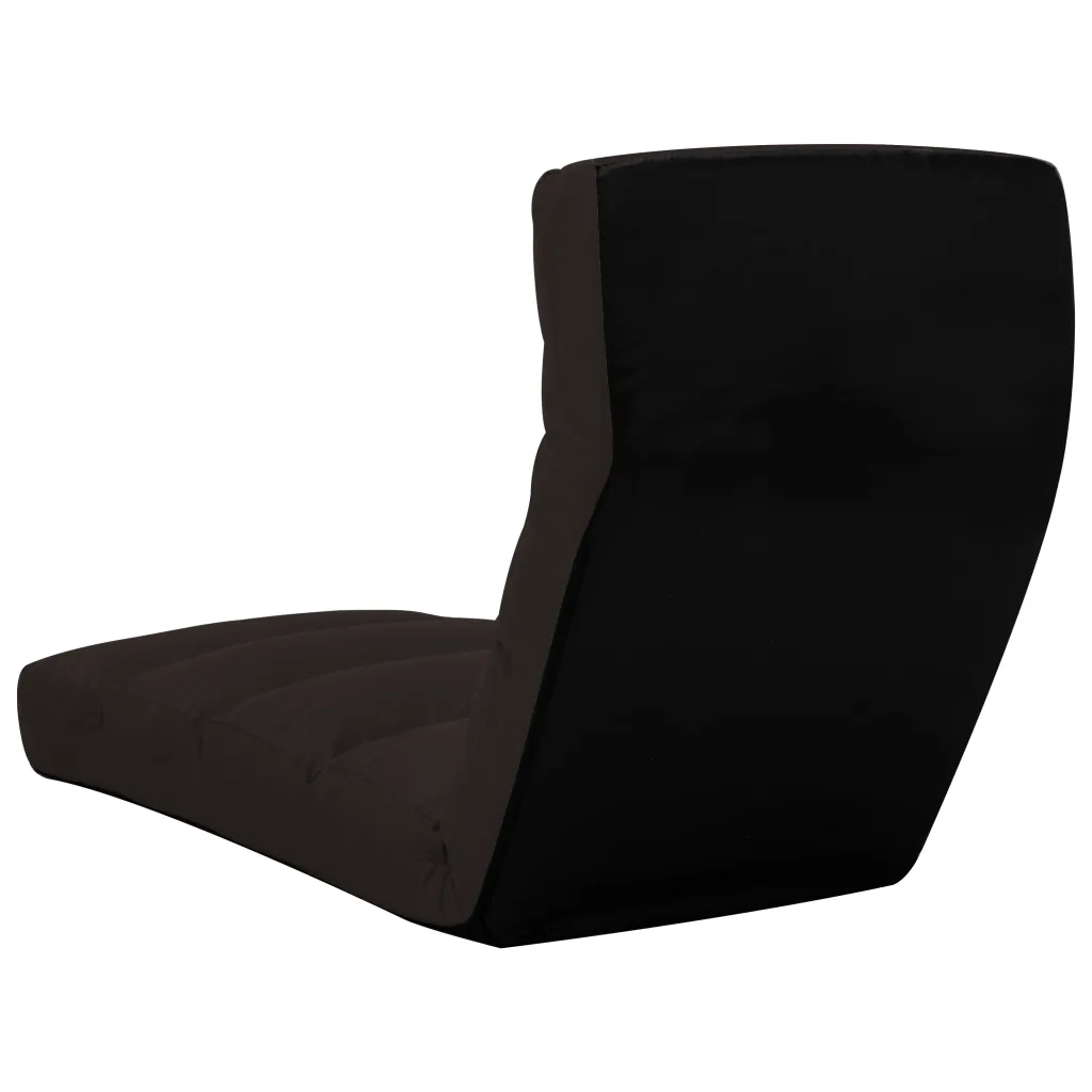 Sedia a Sdraio da Terra Pieghevole Marrone in Similpelle 325247
