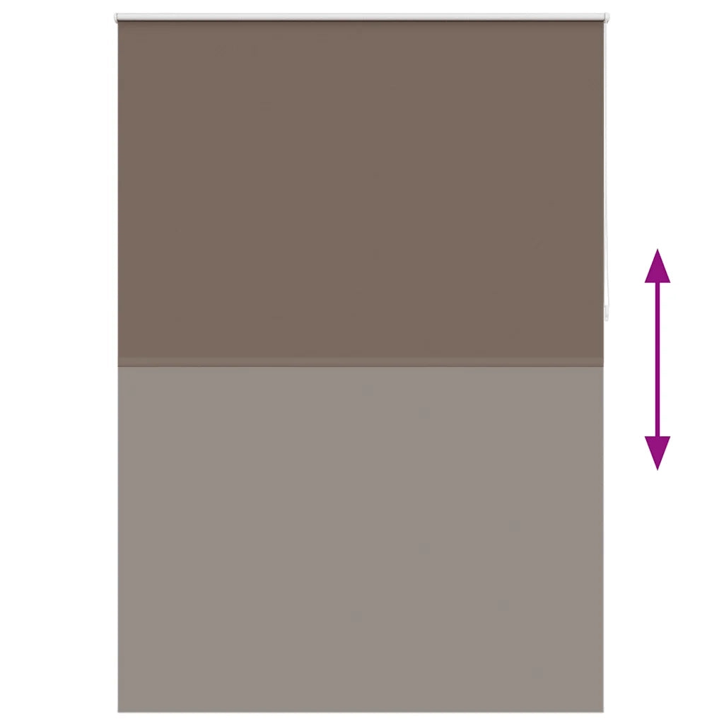Tenda a rullo oscurante 164,4x230 cm Tessuto Larghezza 160 cm caffè 240178