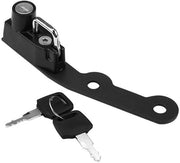 Kit di fissaggio per casco motociclistico universale con slot antidiefstal con 2 pezzi.