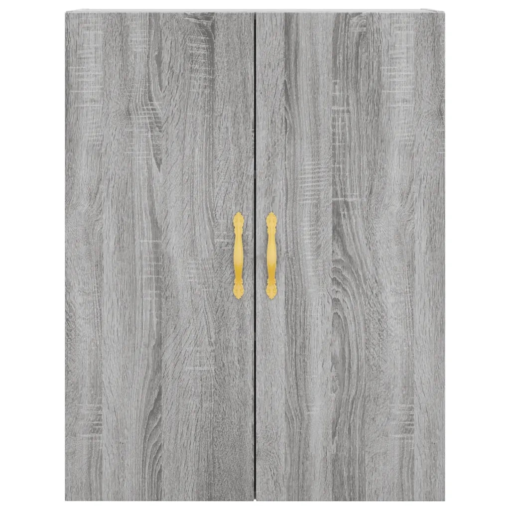 Credenza-Buffet-Armadio da cucina Grigio Sonoma 69,5x34x180 cm in Legno Multistrato 891001