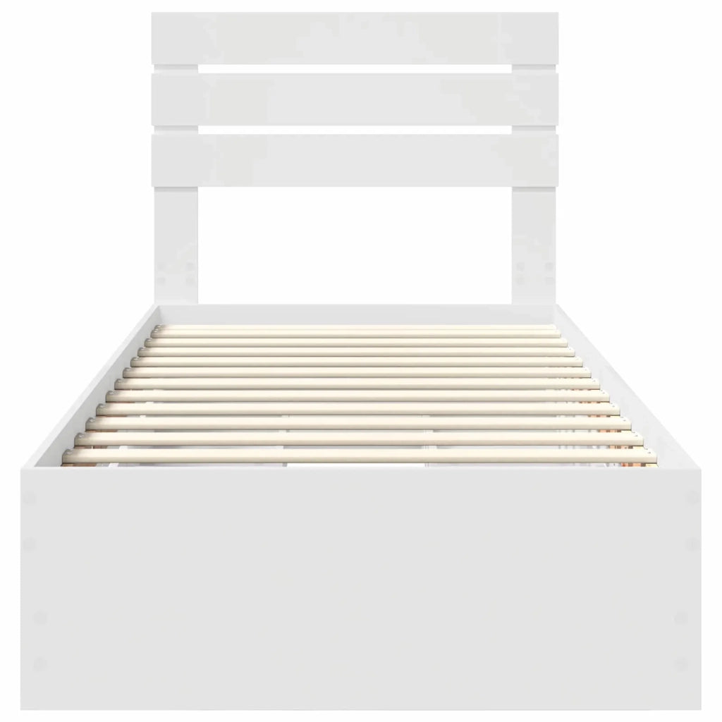 Struttura del letto Bianco 90 x 190 cm Legno Ingegnerizzato 3411534