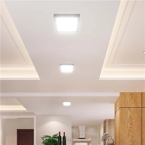 Plafoniera LED quadrata 17cm 12W 1200lm 3000K V-TAC