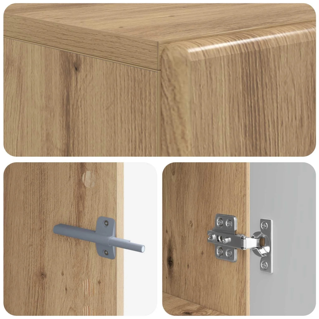 Mobile TV Rovere Artigianale Legno ingegnerizzato 897564