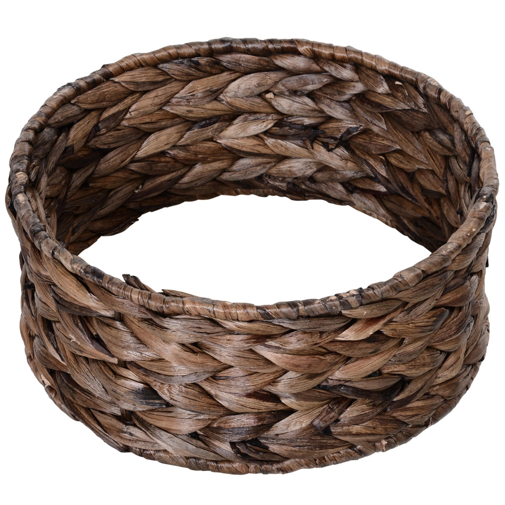 Cuccia per gatti in giacinto d'acqua con cuscino ¨C Xylo ¨C 50x42x60 cm, marrone e beige