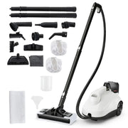 Pulitore a vapore portatile 36 x 26 x 23 cm pulizia potente e veloce moderno PP bianco 20_0012910