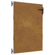Cancello da giardino-Porta da giardino 85x125 cm in Acciaio Corten