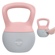 Kettlebell 6 kg ¨C Minimal ¨C Rosa 19x19x28 cm