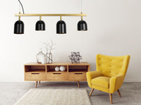 Lampada APP1031-4CP Black