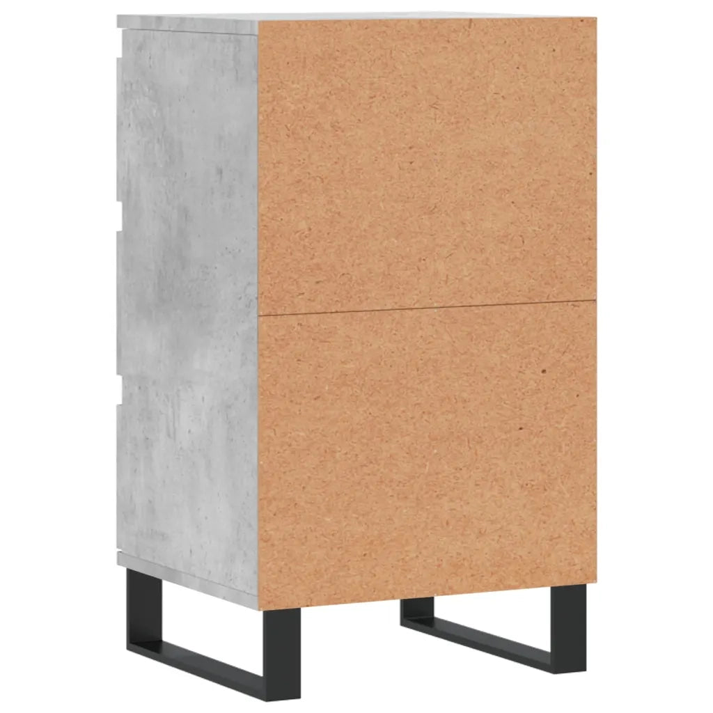 Credenza-Buffet-Armadio da cucina Grigio Cemento 40x35x70 cm in Legno Multistrato 926490