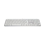 Logitech mx keys s tastiera universale rf senza fili + bluetooth qwerty italiano alluminio, bianco - 920-011576