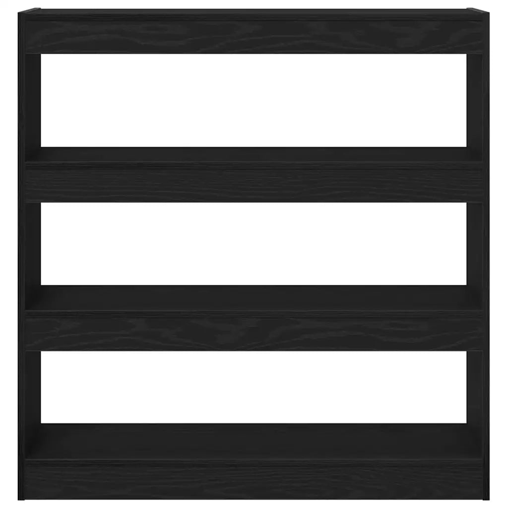 Armadio per Libri Rovere Nero 100 x 30 x 103 cm 862726