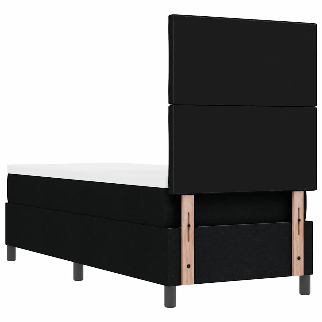 Letto a molle con materasso con led Nero 80 x 200 cm Tessuto 3342902